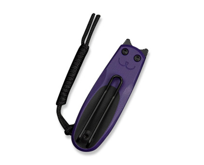 Ніж складаний кишеньковий CIVIVI Purr (4.65 см) Nitro-V / G10 фіолетовий/чорний