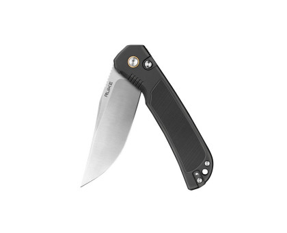 Ніж складаний туристичний Ruike P192-AK (9.1 см) 14C28N / алюмінієвий сплав 6063, сірий