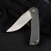 Ніж складаний туристичний Ruike P192-AK (9.1 см) 14C28N / алюмінієвий сплав 6063, сірий