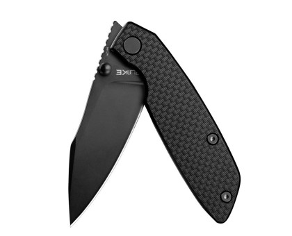 Ніж складаний туристичний Ruike P746-CB2 (8 см) 14C28N / G10 чорний