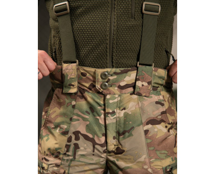 Зимовий тактичний напівкомбінезон Nord Storm Multicam G-LOFT