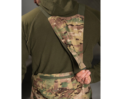 Зимовий тактичний напівкомбінезон Nord Storm Multicam G-LOFT