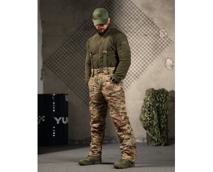 Зимовий тактичний напівкомбінезон Nord Storm Multicam G-LOFT