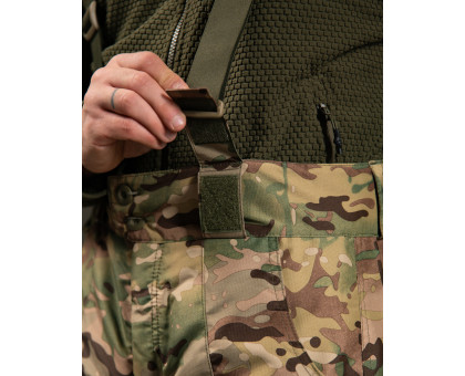 Зимовий тактичний напівкомбінезон Nord Storm Multicam G-LOFT