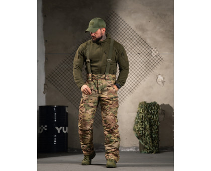 Зимовий тактичний напівкомбінезон Nord Storm Multicam G-LOFT
