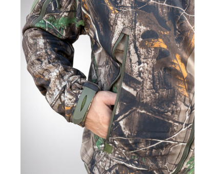 Костюм демісезонний Softshell Gwild Зелений ліс (куртка + штани, фліс)