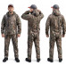 Костюм демісезонний Softshell Gwild Зелений ліс (куртка + штани, фліс)
