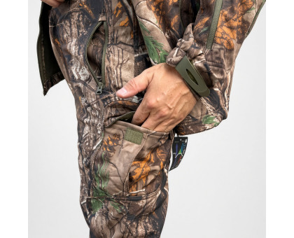Костюм демісезонний Softshell Gwild Зелений ліс (куртка + штани, фліс)