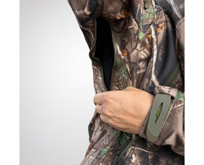 Костюм демісезонний Softshell Gwild Зелений ліс (куртка + штани, фліс)