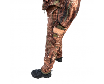 Костюм демісезонний Softshell Gwild Осінній дуб (куртка та штани на флісі)