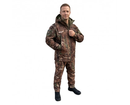 Костюм демісезонний Softshell Gwild Осінній дуб (куртка та штани на флісі)