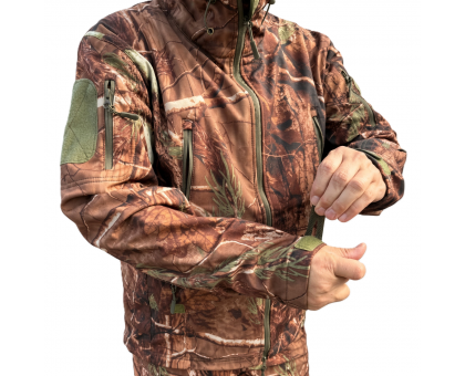 Костюм демісезонний Softshell Gwild Осінній дуб (куртка та штани на флісі)