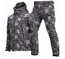 Демісезонний костюм SoftShell Kryptek Графітовий Пітон