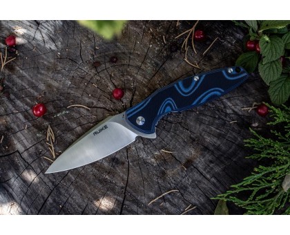 Ніж складний туристичний  Ruike Fang P105-Q, синій