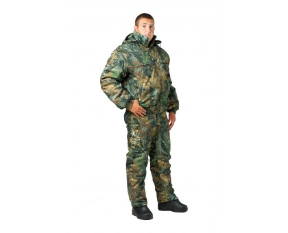 Зимовий камуфляжний костюм Лісохід HM - Зима Зелений Дуб