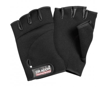 Неопренові рукавиці для рибалки Dragon TCH-RE-01-008 чорні
