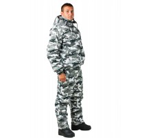 Зимовий камуфляжний костюм Лісохід HM - Зима Біла Ніч