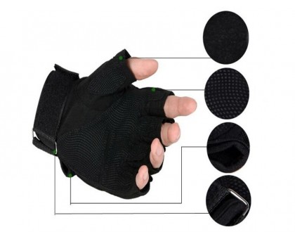 Тактичні рукавиці Oakley Half-Finger Khaki (безпалі)