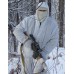Білий маскувальний костюм для зимового полювання