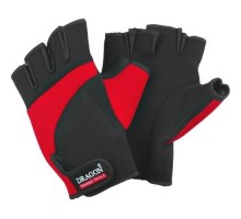 Неопренові рукавички для рибалки Dragon TCH-RE-01-005 червоні