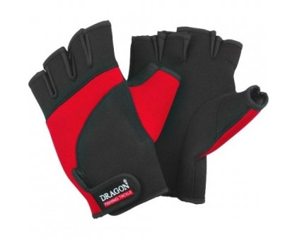 Неопренові рукавички для рибалки Dragon TCH-RE-01-005 червоні