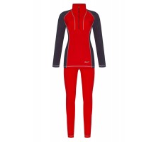 Жіноча термобілизна Baft Z-Line Woman Red/Gray ZL220 (мікрофліс)