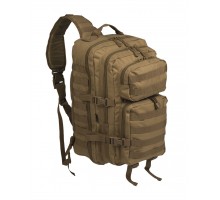 Тактичний однолямковий рюкзак Mil-Tec Coyote One Strap Assault Pack Large (29л, оригінал)