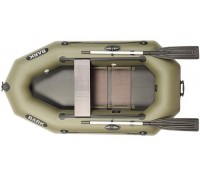 Одномісний надувний гребний човен Bark B-220CD (настил, рухоме сидіння)