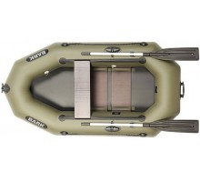 Одномісний надувний гребний човен Bark B-220CD (настил, рухоме сидіння)