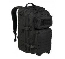 Тактичний рюкзак Mil-Tec US Black Laser Cut Assault Backpack LG (36л, оригінал)