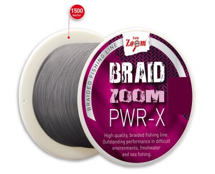 Плетений шнур Carp Zoom Braid Zoom PWR-X Braided Line (0,08 - 0,20; 1000м)