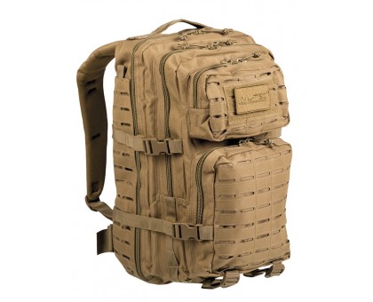 Тактичний рюкзак Mil-Tec US Coyote Laser Cut Assault Backpack LG (36л, оригінал)