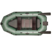 Двомісний надувний човен Bark B-250CND (настил, транець, зсувні сидіння)