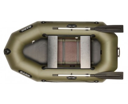 Двомісний надувний гребний човен Bark B-230CD (настил, рухомі сидіння)