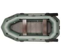 Тримісний надувний човен Bark В-300PD (настил, привальний брус, зсувні сидіння, 4 ручки)