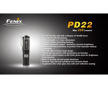 Ліхтар Fenix PD22 CREE XP-G2 LED R5