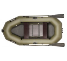 Двомісний надувний човен Bark B-260CD (настил, зсувні сидіння)