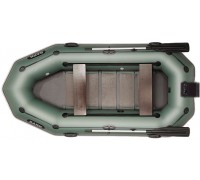 Тримісний надувний човен Bark В-300NPD (настил, привальний брус, транець, зсувні сидіння, 4 ручки)