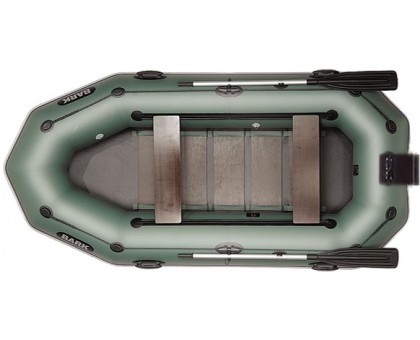 Тримісний надувний човен Bark В-300NPD (настил, привальний брус, транець, зсувні сидіння, 4 ручки)