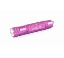 Ліхтарик Fenix E01 Nichia white GS LED, рожевий