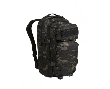 Тактичний рюкзак Mil-Tec US Multitarn Black Laser Cut Assault Backpack SM (20л, оригінал)