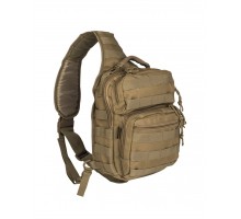 Тактичний однолямковий рюкзак Mil-Tec Coyote One Strap Assault Pack Small (10л, оригінал)