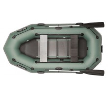 Двомісний надувний човен Bark В-270PD (настил, привальний брус, зсувні сидіння, 4 ручки)