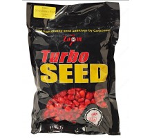 Розпарені зерна Carp Zoom Turbo Seed, corn - strawberry red (кукурудза з полуничним смаком)