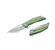 Нiж складний Bestech Knife SHRAPNEL Green and Gold BT1802B