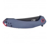 Ніж CJRB Gobi Black Blade, AR-RPM9 Steel, ц:gray blue