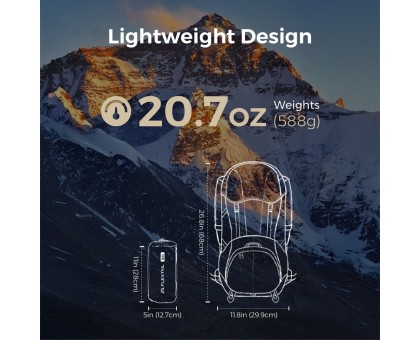 Flextail Tiny Slleeping Pad R05 AVS: помаранчевий самонадувний килимок