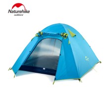 Намет чотиримісний Naturehike P-Series NH18Z044-P 210T/65D, блакитний