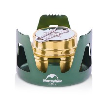 Пальник спиртовий Naturehike NH Alcohol Burner steel NH18L001-T, зелений