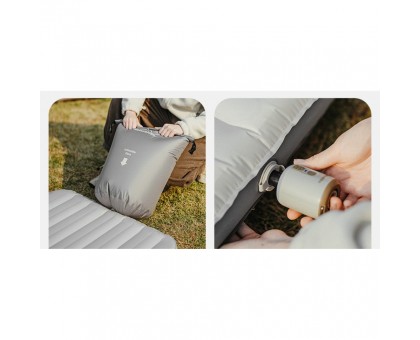 Надувний матрац Naturehike CNK2450WS034 одинарний, 95мм, з мішком Надувний матрац Naturehike CNK2450WS034 одинарний, 95мм, з мішком